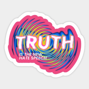 TRUTH - Distorted  Type Sticker